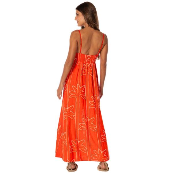 Vestido largo Maaji SP26 Palm Plantation Lupine - Imagen 2