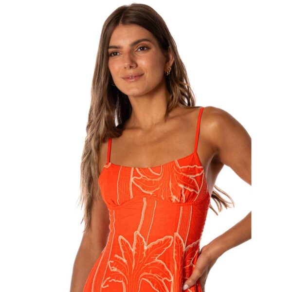Vestido largo Maaji SP26 Palm Plantation Lupine - Imagen 3