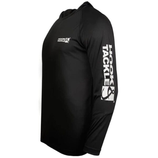 Rashguard Hook & Tackle Seamount capuchon M/L negra hombre - Imagen 2