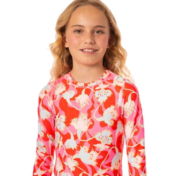 Set de Rashguard Maaji niña ICON26 Floral Rush Odyssey - Imagen 3