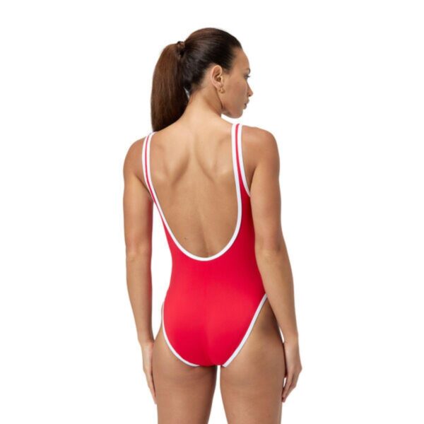 Calzoneta Speedo Solid Scoop mujer rojo - Imagen 3