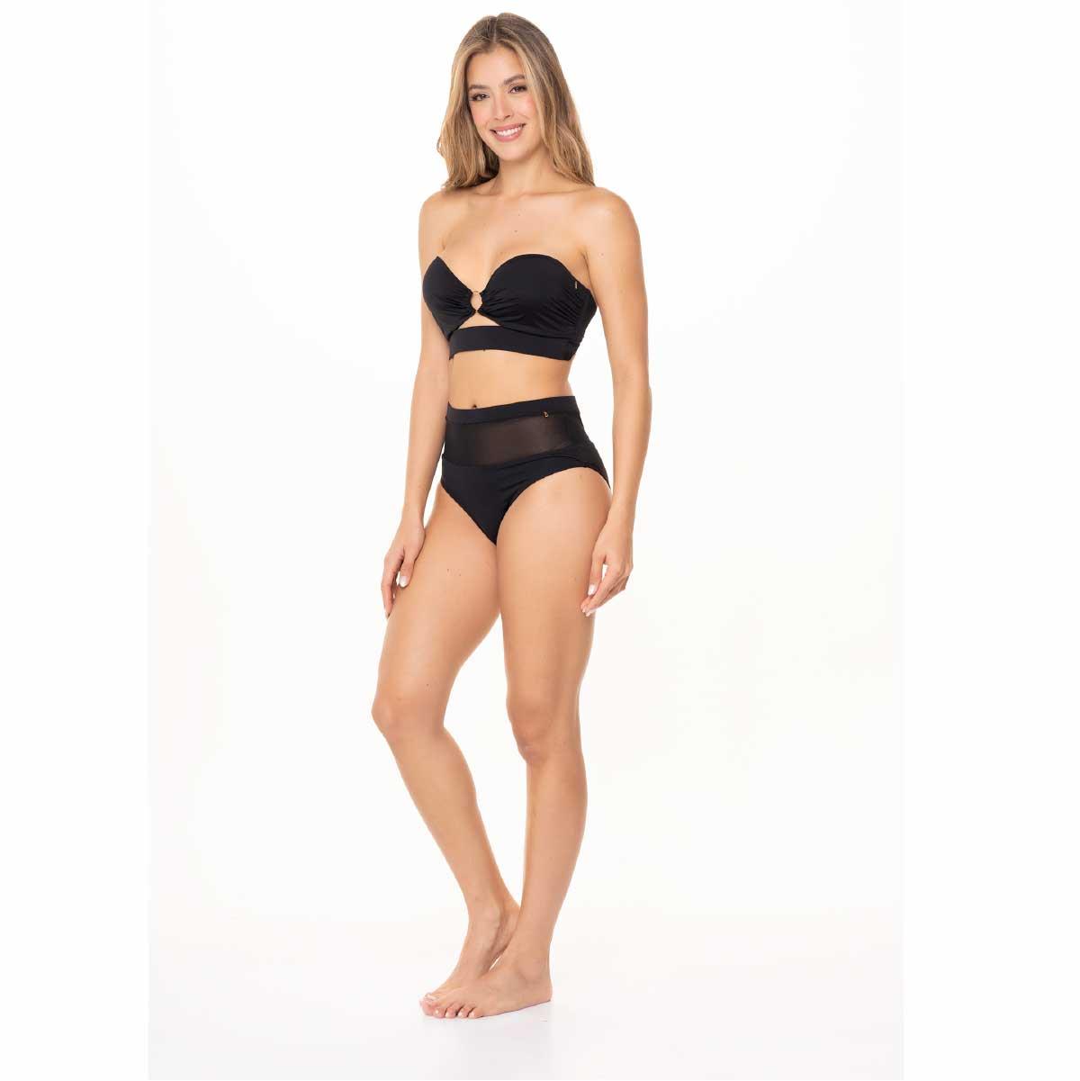 Top Garotas copa con aro y banda negro