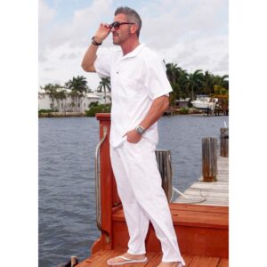 Pantalon Giocam Tito blanco hombre