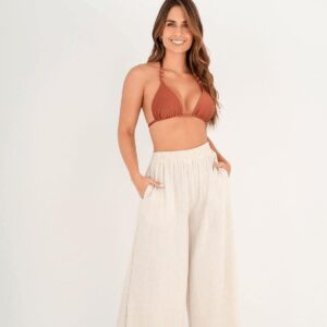 Pantalon Garotas tipo lino Semilla