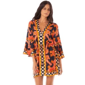 Vestido Maaji corto SP25 Racing Plams Joypop