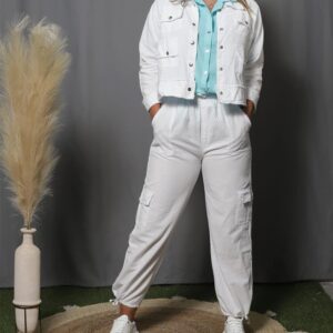 Chaqueta Giocam Gio blanca