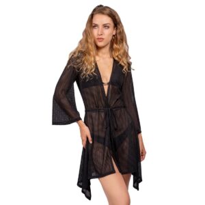 Kimono Jordan Taylor corto Gofret negro