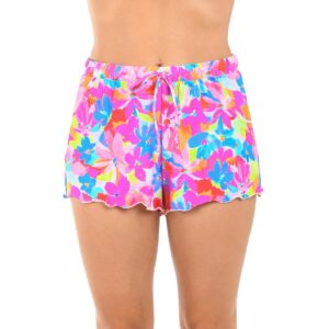 Short Citrus Color Me Floral rosado mujer
