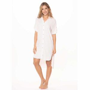 Camisa Garotas larga blanca