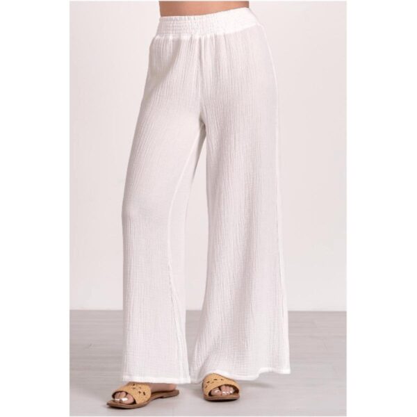 Pantalon Sensea con elastico blanco