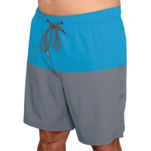 Calzoneta Coastal Revolution SS color block celeste/gris hombre