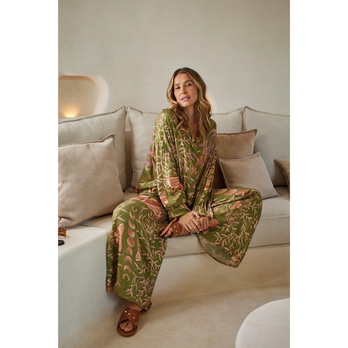 Pantalon Z&L Papillon verde - Imagen 2