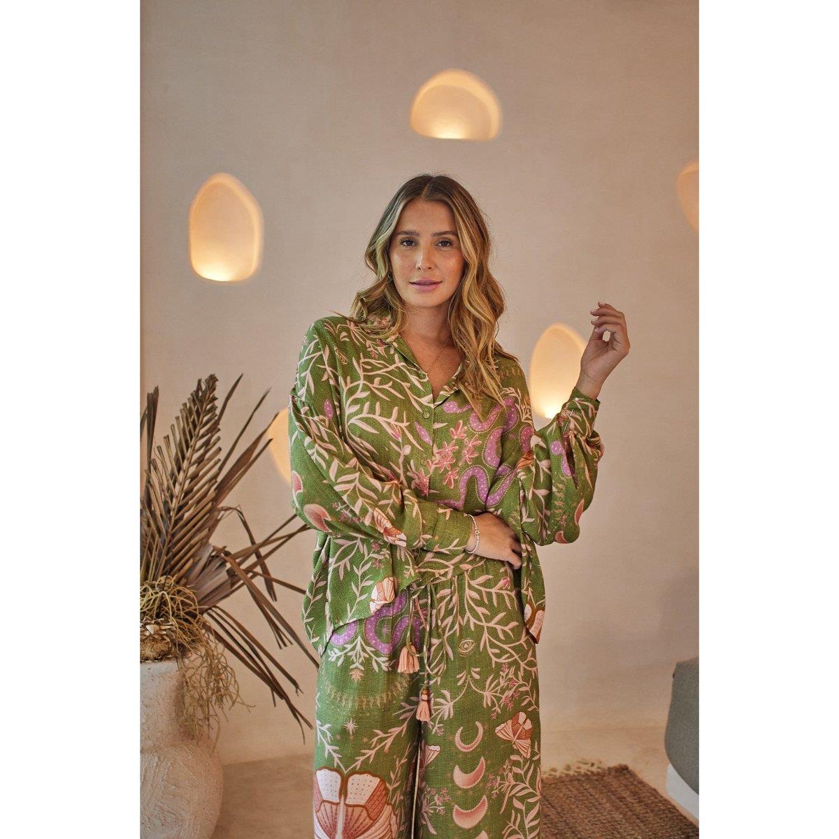 Blusa Z&L Papillon verde