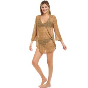 Salida Jordan Taylor Glam dorada cuello V