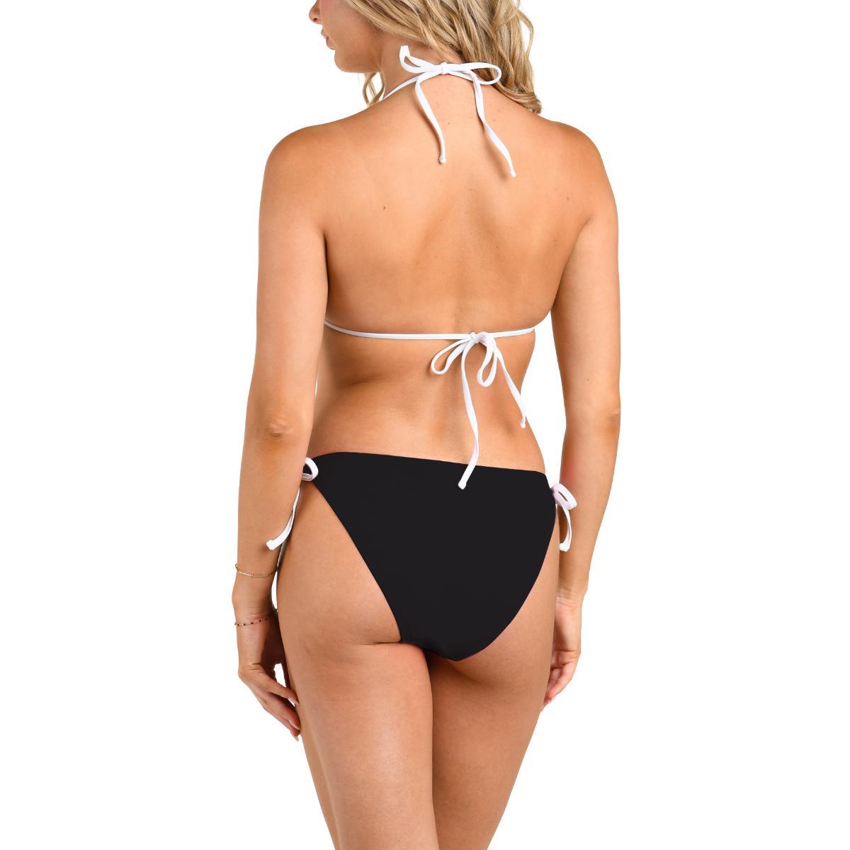 Top Citrus triangulo negro mujer - Imagen 2