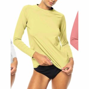 Rashguard Banana Boat SS M/L amarillo mujer