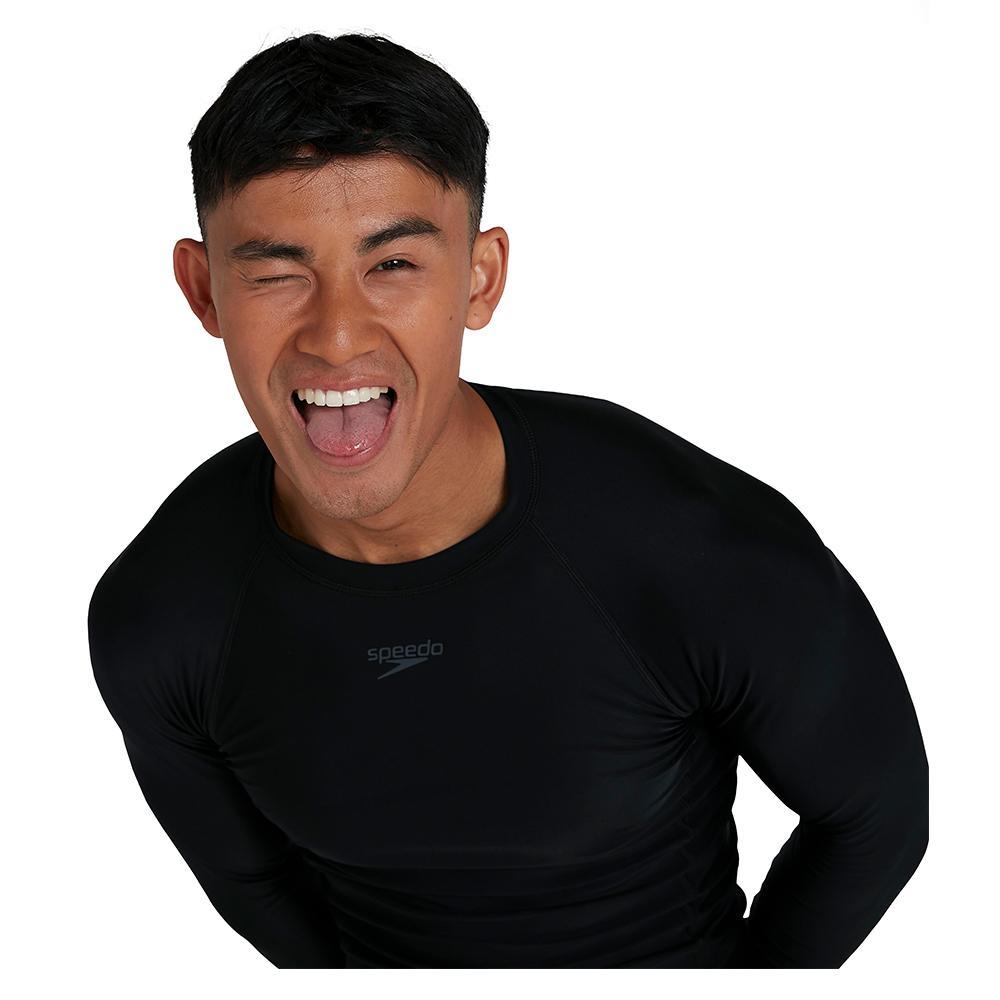Rashguard Speedo M/L Essential hombre negro - Imagen 4