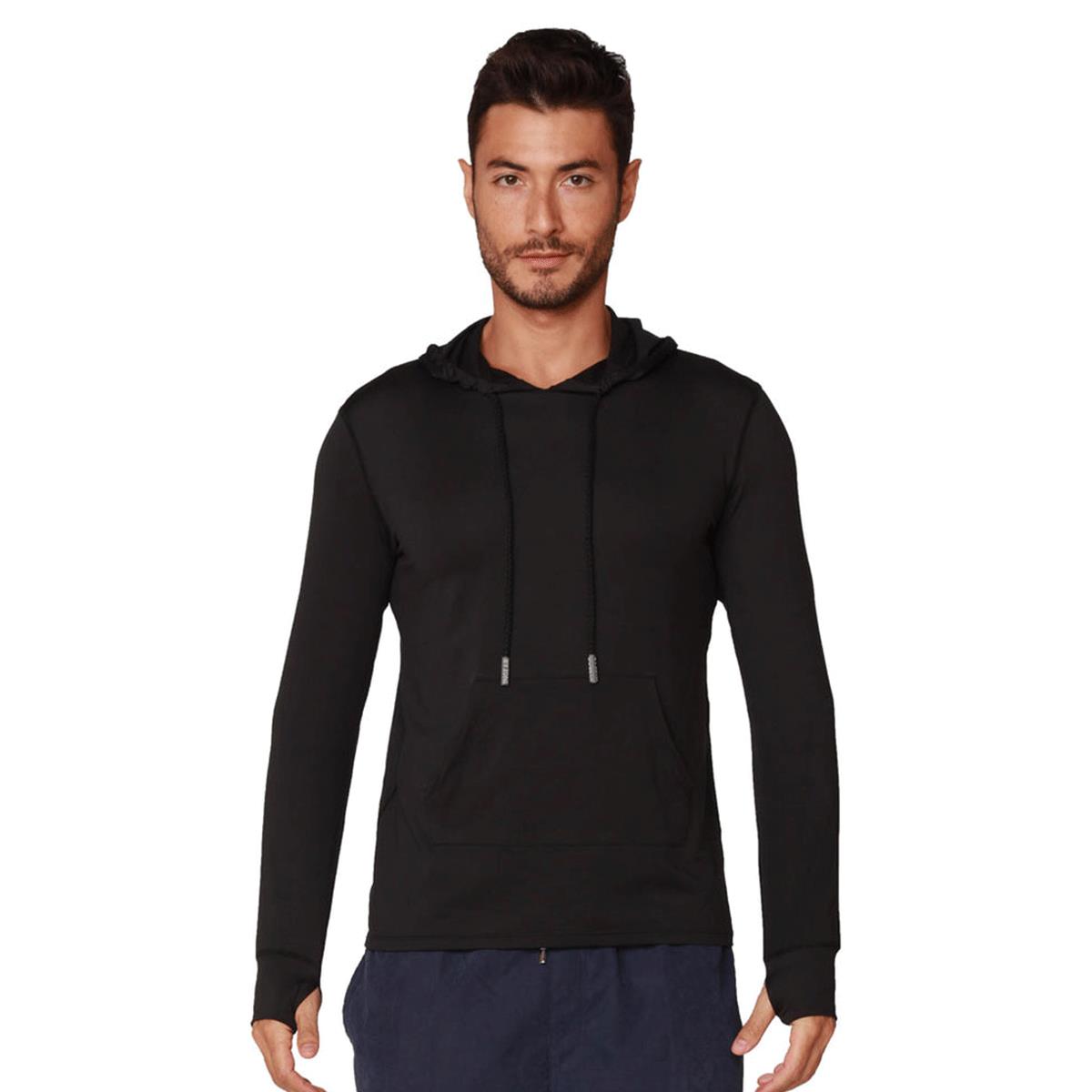 Rashguard Ingear M/L hombre negra con capuchon