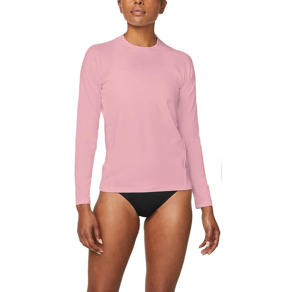 Rashguard SS M/L rosada mujer