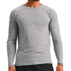 Rashguard SS M/L lineas gris hombre