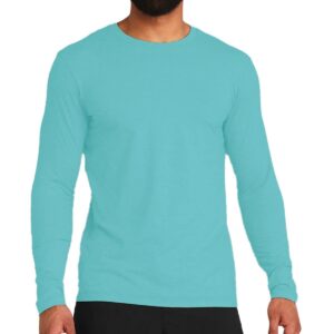 Rashguard SS M/L aqua hombre