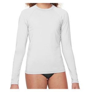 Rashguard SS M/L blanco niña