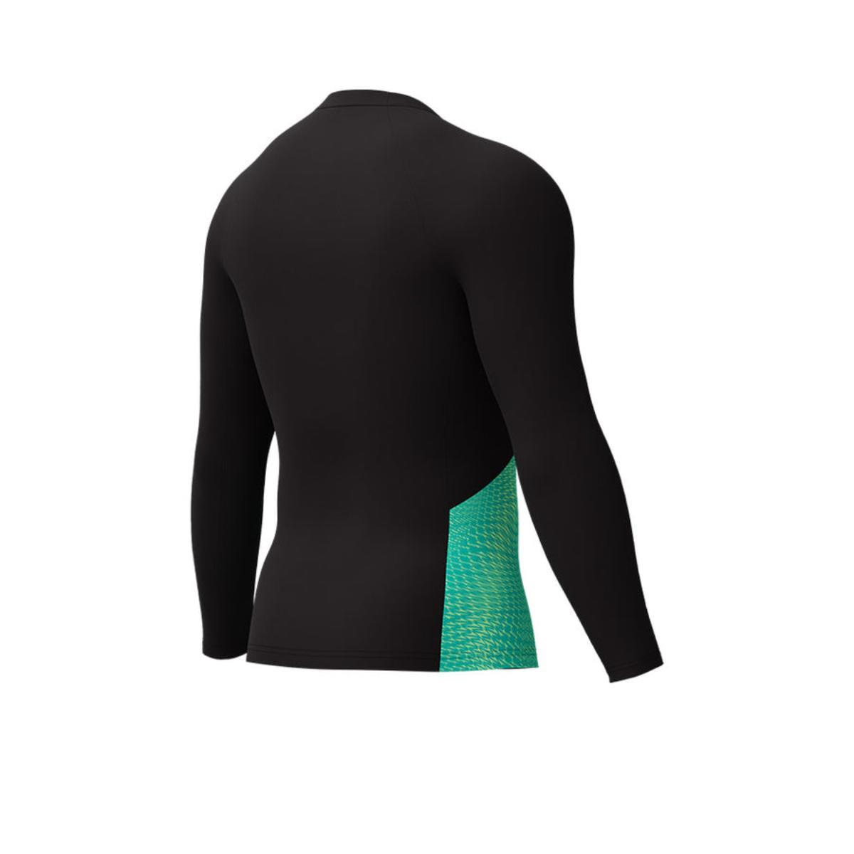 Rashguard Speedo M/L Endurance+ Splice hombre negro/verde - Imagen 3