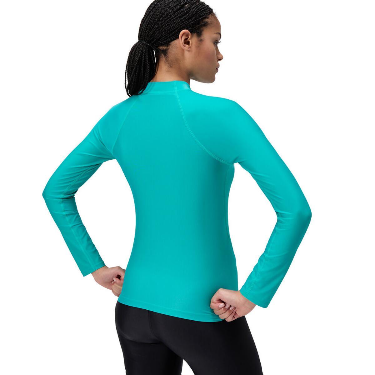Rashguard Speedo M/L Essential mujer turquesa - Imagen 3
