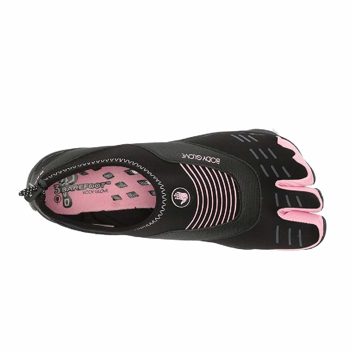 Zapato de agua Body Glove Cinch mujer negro/rosado - Imagen 4