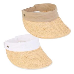 Visera SunNSand HH2285 raffia y velcro mujer