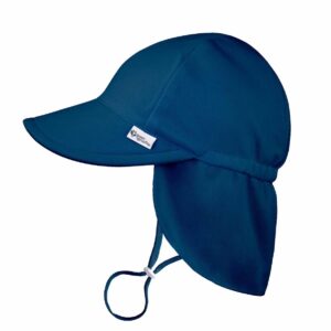 Sombrero Green Sprouts Breathable Eco Flap Hat UPF50 azul