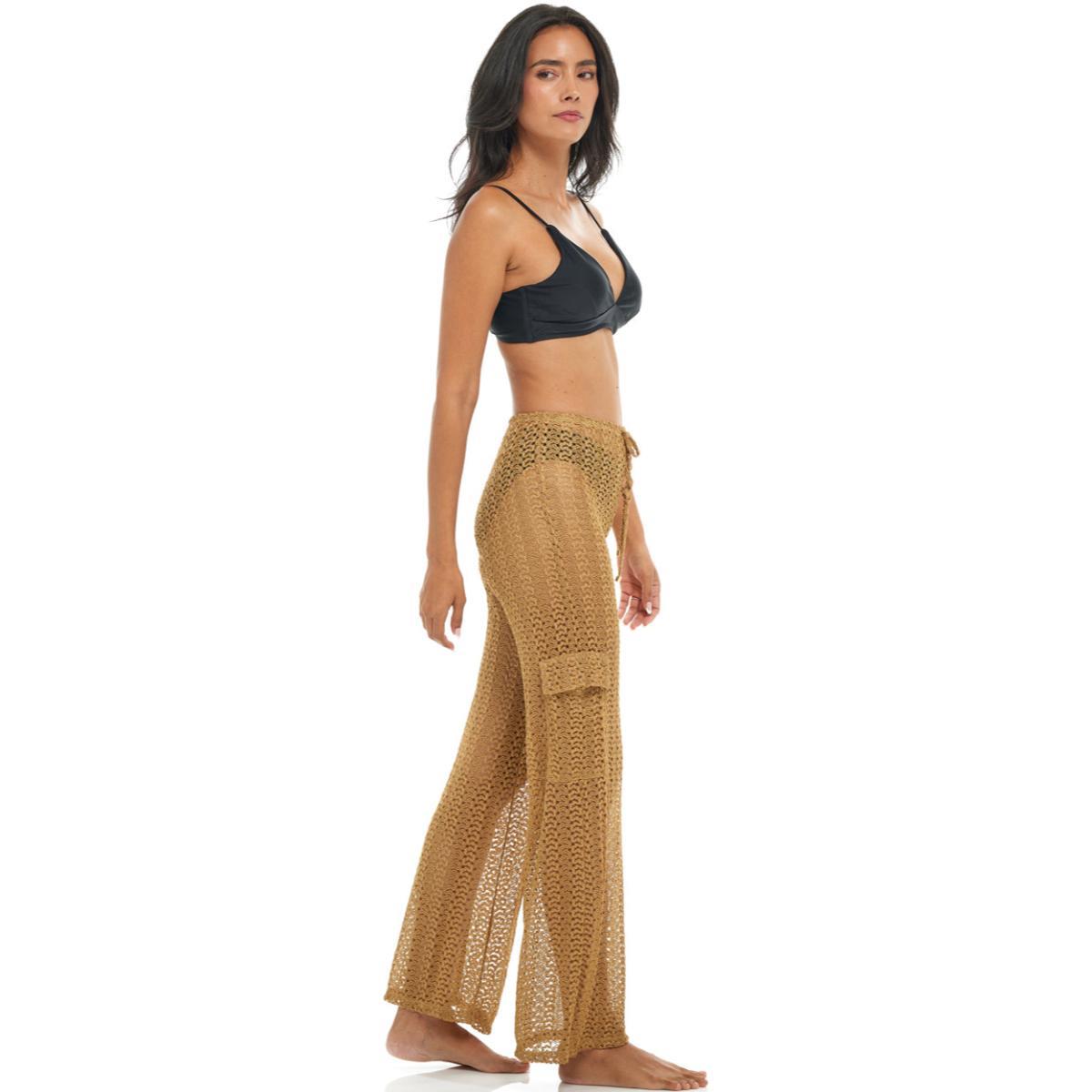 Pantalon Jordan Taylor Glam dorado - Imagen 2