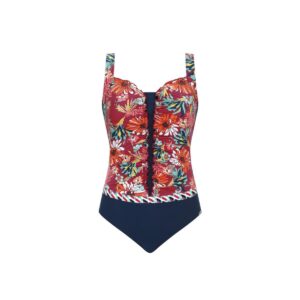 Calzoneta Sunflair 22126 roja con flores