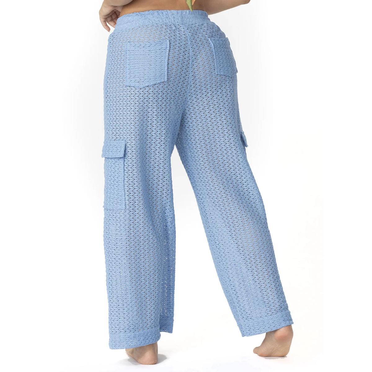 Pantalon Garotas chevron celeste - Imagen 4