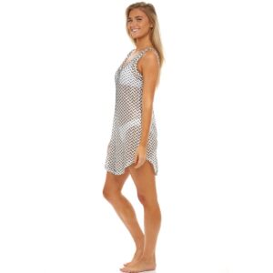 Salida Elif W2T tank chevron blanco y negro