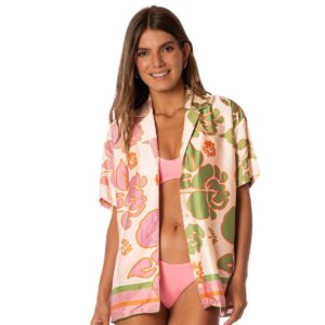 Camisa Maaji SP26 Floating Blooms Noise