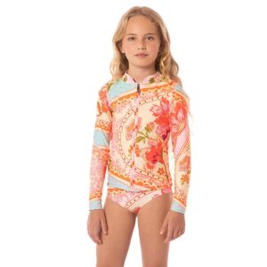Set de Rashguard Maaji niña SS25 Floral Groove Cherish