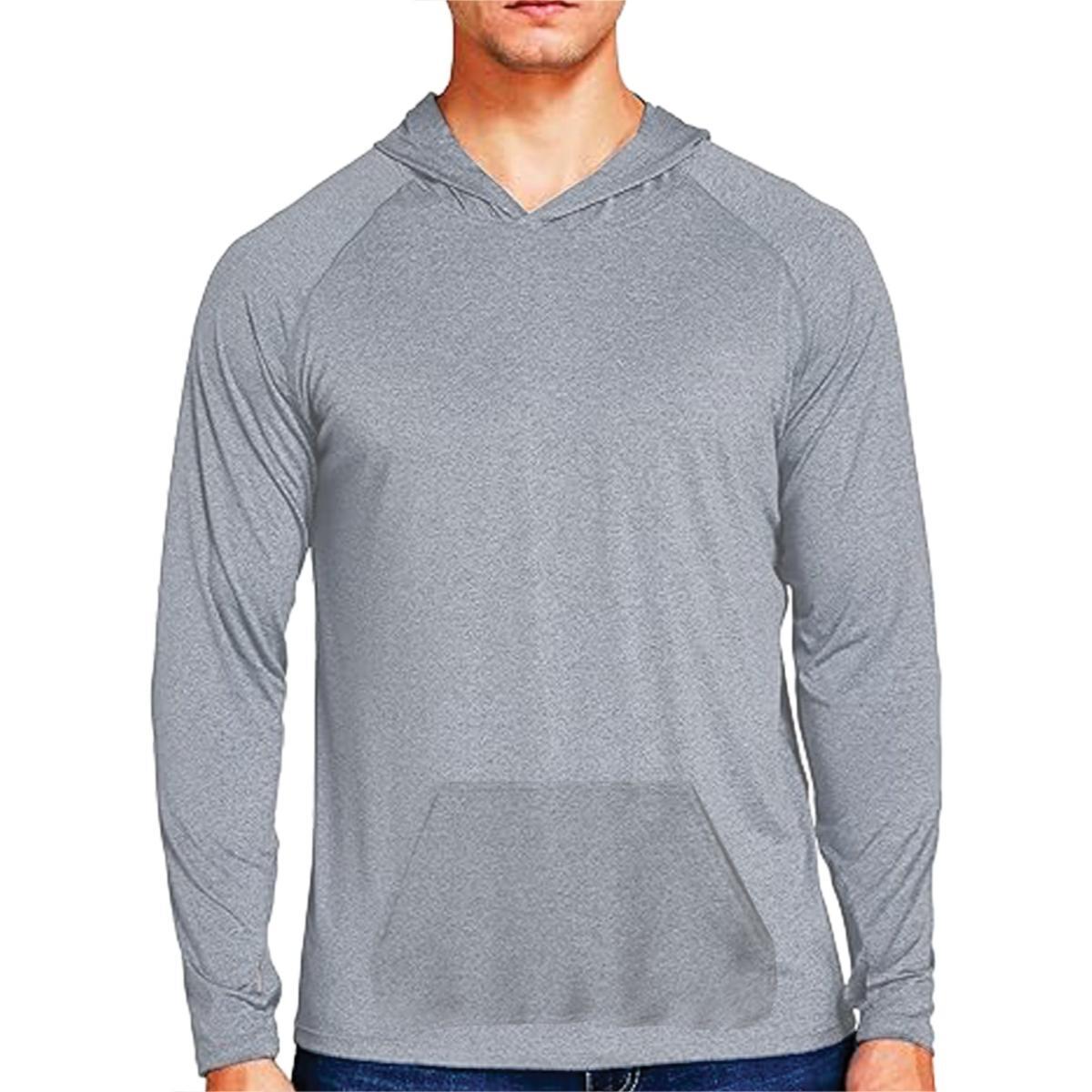 Rashguard SS M/L lineas gris capuchon hombre