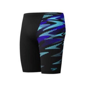Jammer Speedo Endurance+ HyperBoom V-Cut hombre negro/rayas azules