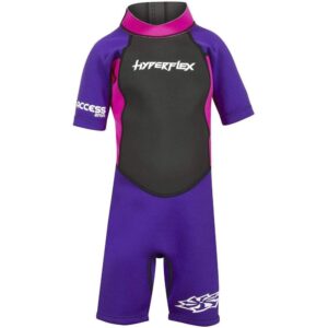 Wetsuit Hyperflex 2mm Springsuit niña 4-8yr negro/morado