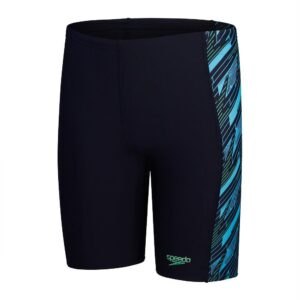 Jammer Speedo Plastisol Placement niño negro/verde