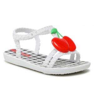 Sandalia Ipanema My First VII blanco/rojo niñas pequeñas tallas 5-10