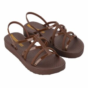 Sandalia Ipanema Diversa Flatform café mujer