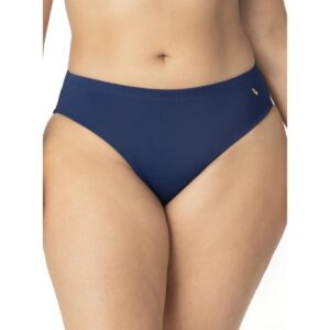 Bottom Garotas Acuafit cintura alta azul cobalto