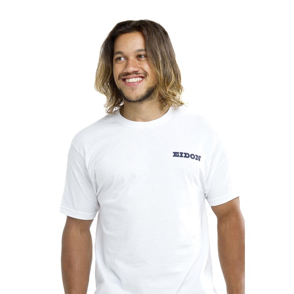 T-Shirt Eidon Live Travel Surf blanca hombre - Imagen 2