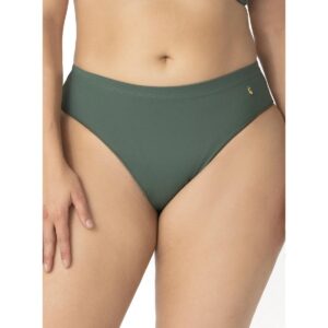 Bottom Garotas Acuafit cintura alta verde oliva