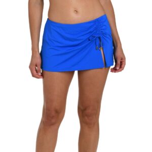 Bottom falda LB solida lapis azul