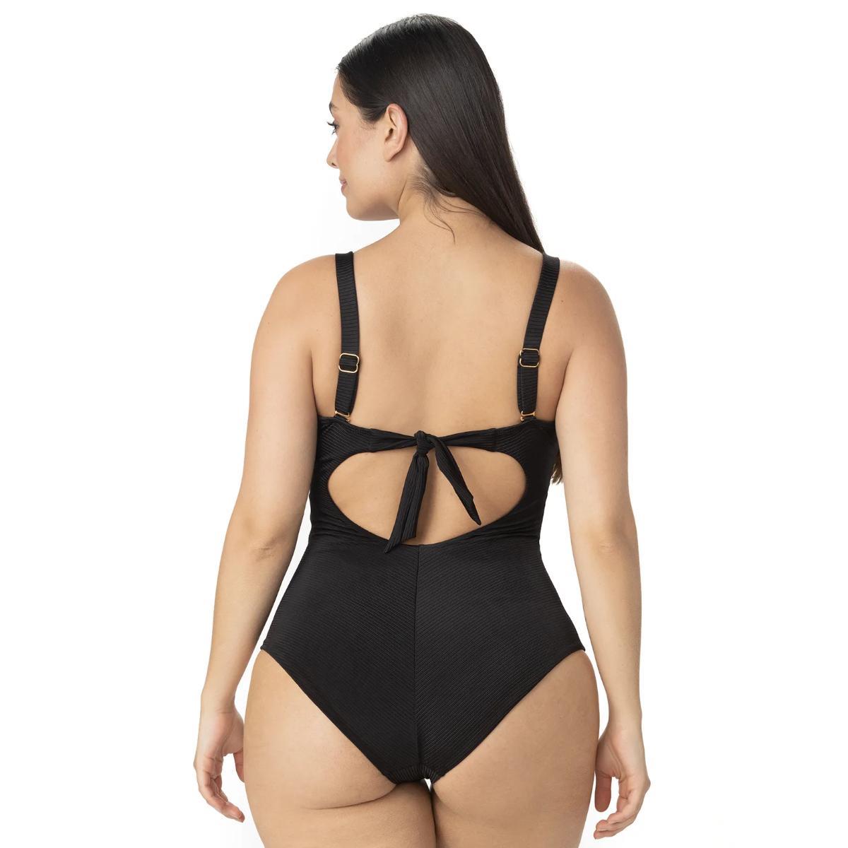Calzoneta Garotas negra rib copa strapless - Imagen 2