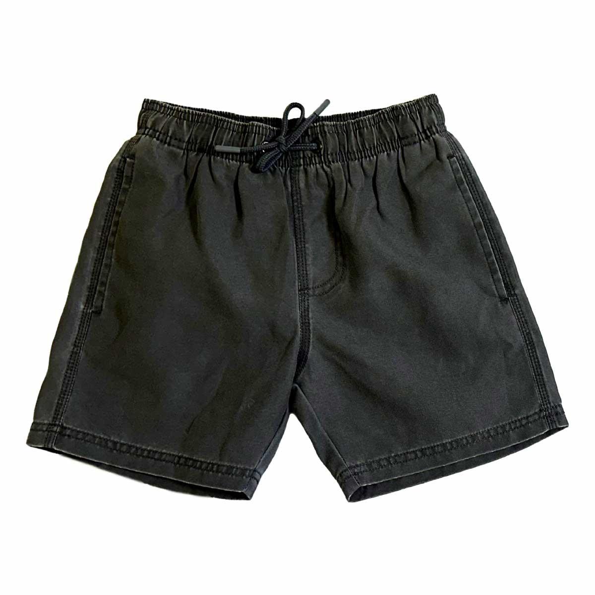 Calzoneta Uzzi solida niño washed gris oscuro