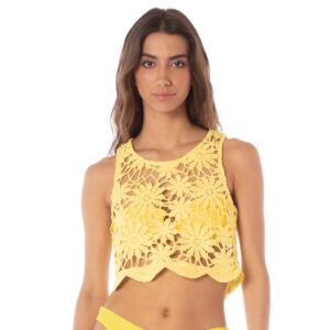 Camisa Maaji corta SS25 Ginger Fuzz Adelaide